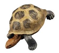 Gatuida Realistic Land Tortoise Model PVC Plastic Turtle Figurine for Home Decor Educational Animal for Boys and Colorful Wildlife Ornament for Parties and Garden Display