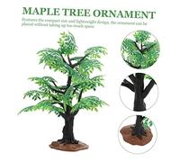 Gatuida Realistic Maple Tree Ornament for Micro Landscape and Table Decor Lightweight Model with Fine Workmanship for Fairy Garden Model Train and DIY Scenery