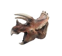 Gatuida Realistic Triceratops Dinosaur Hand Glove Puppet for Role Play Educational Soft Flexible Material Interactive Finger Movement for Imaginative Play and Party Supplies