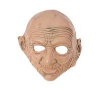 Gatuida Realistic with Comfortable Fits Delicate to Workmanship Wear, Old Woman Face and Brown Scary Terror Face Accessory Halloween Party Masquerade Most People
