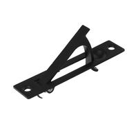 Gatuida Recessed Stainless Steel Pocket Sliding Door Handle, Black Spring-Loaded Edge Flush Pull for Closet, Hidden Finger Pull for Sliding Pocket Doors