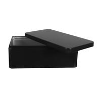 Gatuida Rectangular Metal Cash Storage Box with Lid for Efficient Bill and Coin Storage, Tinplate Material 18x9.7x6.5cm, Suitable for Daily Coin Management and Offices, Portable Money