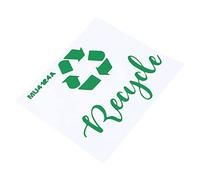 Gatuida Recycle Trash Classification Sticker Decal Self Adhesive Trash Bin Label for Easy Sorting Sustainability Made with Material