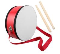 Gatuida Red Marching Snare Drum for Strap and Drumstick Lightweight Handheld Percussion Instrument for Band Performances Enhances Musical Interest and Teamwork