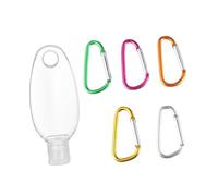 Gatuida Refillable Lotion Bottles 30ml Petg Portable Travel Hand Lotion Dispensers with Hanging Hook 10pcs Easy to Use and Refillable Random Color for Home and Anytime Use