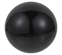 Gatuida Reflective Black Garden Ball Metal Gazing Sphere Decorative Outdoor Mirror Ball for Home