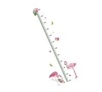 Gatuida Removable Height Wall Sticker for Kids with Lovely Cartoon Animals Design, Easy to Apply PVC Growth Ruler for Nurseries and Study Rooms, Green Kids Height Chart Wall Decor