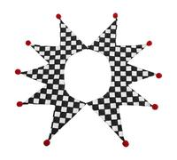 Gatuida Renaissance Neck Collar: Decorative Victorian Fake Collar Clown Cosplay Neck Choker For Halloween Lolita Party Supplies 59.00x18.00x0.50cm