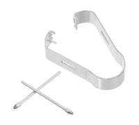Gatuida Replacement Stylus Pen Tips for S6 S7, Capacitive Stylus Nibs with Metal Point and Clip, Compatible Touch Pen Accessories for Precise Tablet Writing and Drawing, Silver 3pcs Set