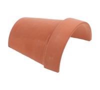 Gatuida Reptile Habitat Hideouts Toad House Shelter, 5.9x5.1x3" | Reptile Cave Red Pottery Hideaway for Tortoise Frog Aquarium Fish Lizard Bearded Dragon Outside Garden