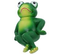 Gatuida Resin Frog Garden Statue Outdoor Decor with Adorable Frog Shape Whimsical Animal Ornament for Patio Desk and Indoor Use Adding Natural Charm and Cheerful Vibes
