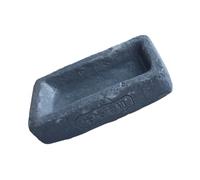 Gatuida Resin Tortoise Feeding Bowl with Natural Texture Stable Non-tip Reptile Basin for Pet Feeding and Watering Seamless Easy-clean Design Grey Ecological Landscape Decor for Reptiles