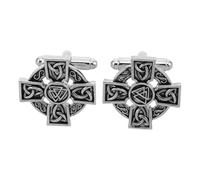 Gatuida Retro Cufflinks Vintage Cross Sleeve Button for Men Shirt Studs Cuff Ornaments Vintage Men's Suit Business Meetings