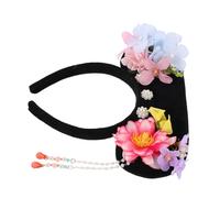 Gatuida Retro Headband Chinese Royal Court Headwear Qing Dynasty Hairband Royal Headpiece Princess Hair Hoop Hairband Princess Costume Costume Headband Flower Headpiece