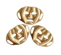 Gatuida Reusable Facial Silicone Mask Covers 3pcs with 3d Ear Hooks and Secure Fit Tape for Moisturizing Skincare at Home