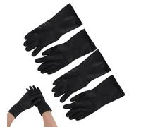 Gatuida Reusable Hair Dyeing Gloves for Women and Hairstyle Makers, Waterproof Rubber and Plastic Material, Anti-slip Protective Gloves for Hands, for Hair Coloring outside Gardening,