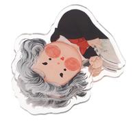 Gatuida Reusable Small Plastic Music Sheet Clip Cartoon Note Holder for Piano Violin and Guzheng Practice Music Book Page Clip with Beethoven Design