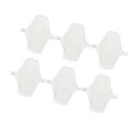 Gatuida Reusable Waterproof Cotton Sanitary Pads 6pcs Set 180mm Washable Menstrual Cloth Liners for Women Lightweight Breathable Daily Use