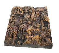 Gatuida Rock Background Board for Reptile Tank Decorative Aquarium Backdrop Lightweight Fish Tank Decorations for Turtles Lizards Aquatic Habitats