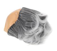 Gatuida Role-playing Wig Bald Cap for Men Halloween Costume Props Scientist Old Man Funny Party Wigs