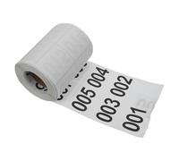 Gatuida Roll Self-Adhesive Consecutive Number Label Stickers 1-1000 for Storage and Production Lines, Heat Sensitive Adhesive, Strong Adhesion, Suitable for Shelves and Containers