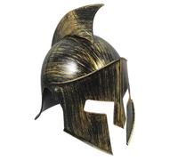 Gatuida Roman Warrior Helmet Medieval Soldier Party Hat for Cosplay and Themed Events Lightweight Antique Design Accessory for Halloween and Costume Parties One
