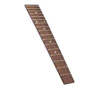 Gatuida Rosewood Ukulele Fingerboard with Frets Lightweight Fretboard Replacement for Beginners and Professional Players for Travel and Performance