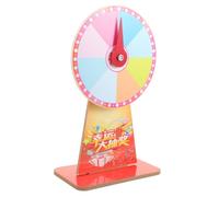 Gatuida Rotating Roulette Wheel PVC Prize with Stand for Parties and Carnivals Smooth Fair Spin Game Prop for Raffles Office Events and Entertainment