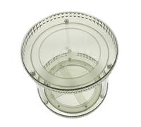 Gatuida Rotating Tiered Makeup Organizer Tray Cosmetic Storage for Skincare Perfume Jewelry Bathroom Supplies Multifunctional Turntable for Vanity Counter Small