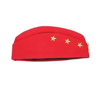 Gatuida Russian Sailor Hat Captain Boat Cap for Men Women Party Costume Accessory Dance Boat Hat Scarf for Cosplay and Dress Up
