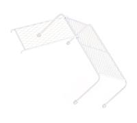 Gatuida Rutin Chicken Mesh Rack with Climbing Ladder for Small Pets White Hollow Platform for Exercise and Enrichment Cage Accessory for Healthy Active Poultry and Birds