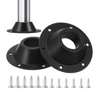 Gatuida RV Table Leg Base Mount Black Metal Camper Recreational Vehicle Boat Fixed Part Detachable Stand Holder Support Floor Bracket Secure Fit Space Saver Top Pick 17.00 cm Width Pro Gear Tool Kit