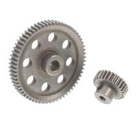 Gatuida Scale Rc Cars Metal Motor Gear Compatible with Hsp and Other Brands Precision Spur Gear for Enhanced Driving Performance