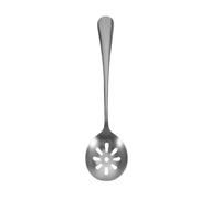 Gatuida Serving Spoons Small Spoon: Slotted Utensils Daily Use Serving Utensils Home Supply Silver Stainless Steel Kitchen Counter Storage Dining Table Service Workshop Bench Layout