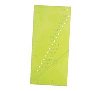 Gatuida Sewing Ruler Perforated Seam Guide for Quilting and DIY Projects Compatible with Various Sewing Machine Models Durable Design Easy to See Measurement for Precision Crafting