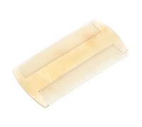 Gatuida Sheep Horn Double Sided Scalp Massage Comb for Women Sturdy Detangling Haircut Brush Fine Hair Detangler and Enhancer Small Household Hair Grooming Tool