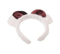 Gatuida Sheep Horn Headband with Plush Lamb Ears and Sturdy Lightweight Design, Cute Animal Ears Headwear for Birthday Parties and Theme Party Cosplay Accessories