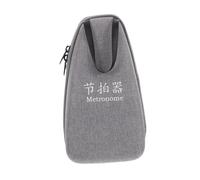 Gatuida Shock Resistant Metronome Storage Box Moisture Proof Dust Free Ergonomic Handle Organised Interior for Electric Metronome Guitar Watch Drumstick Storage