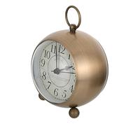 Gatuida Silent Retro Luminous Bedside Clock with Precise Quiet Movement Energy Saving Desktop Alarm for Bedroom Easy to Read in Dark Classic Household Timepiece for Daily Use