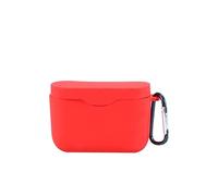 Gatuida Silicone Earphone Protection Case Compatible with Sony Wf-1000xm3, Wireless Earbuds Cover with Carabiner, Portable Red Protective Shell for Travel and Daily Use