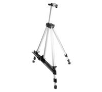 Gatuida Silver Folding Easel Stand Adjustable Height Durable Dry Erase Board Display for Indoor Outdoor Use Artists Painting and Advertising