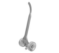 Gatuida Silver Iron Wall Tile Joint Cleaning Tool Roller for Rapid Cleaning and Maintenance, Boosting Productivity with Ergonomic Design for Masonry and Brickwork Repair