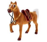 Gatuida Simulated Animal Horse Model Toy Realistic Sound Effect Plush Doll For Kids Animal Figurine For Children Christmas Birthday Party Festival Decoration