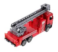 Gatuida Simulation Fire Ladder Truck for Boys Years Old Alloy Model with Realistic Design Educational Fire Engine Vehicle for Imaginative Play and Learning