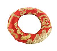 Gatuida Singing Bowl Cushion Mat with Practical Design for Artists Beautiful in Look Made of Cotton Cloth to Fix Singing Bowl Diameter 16cm Random Color for Meditation or Ritual Use