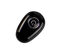 Gatuida Single In-Ear Wireless Earbud Mini Invisible Wireless Headset Lightweight Noise Cancelling For Travelling Exercise Black