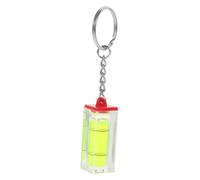 Gatuida Small Bubble Level Keychain Portable Spirit Level Pendant Multi-Functional Gadget for DIY Carpentry and Construction Lightweight Accurate Measurement Tool with Bulk Random Color