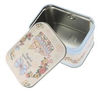 Gatuida Small Case Treats Box Tinplate Storage Box Multi-color Cute Pattern Design Multi-functional Packaging Safe for Holding Food and Friends Holiday Party