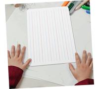 Gatuida Small Double Sided Dry Erase Board with Four Line Three Space Layout and Blank Side for Learning Handheld Whiteboard for Classroom Home Office Educational Use