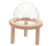 Gatuida Small Hamster Bathing Box Transparent Glass Sand Bath for Small Pets Easy to Clean Store Hamster Bathroom Accessory Safe Practical Use
